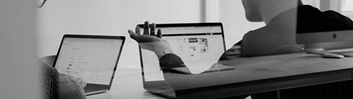 Creators working on laptops